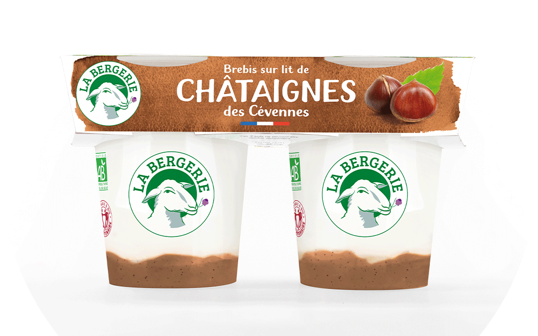 Brebis sur Lit de Châtaigne des Cévennes 2x125g