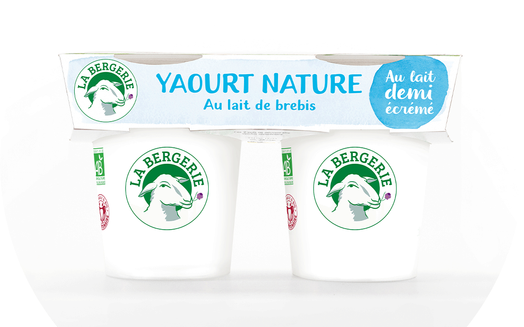 Yaourt Nature Demi-écrémé 2x125g